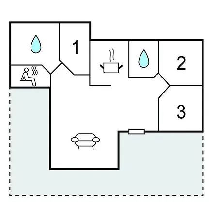 Increíble Casa En Con Cocina Сasa de vacaciones *
